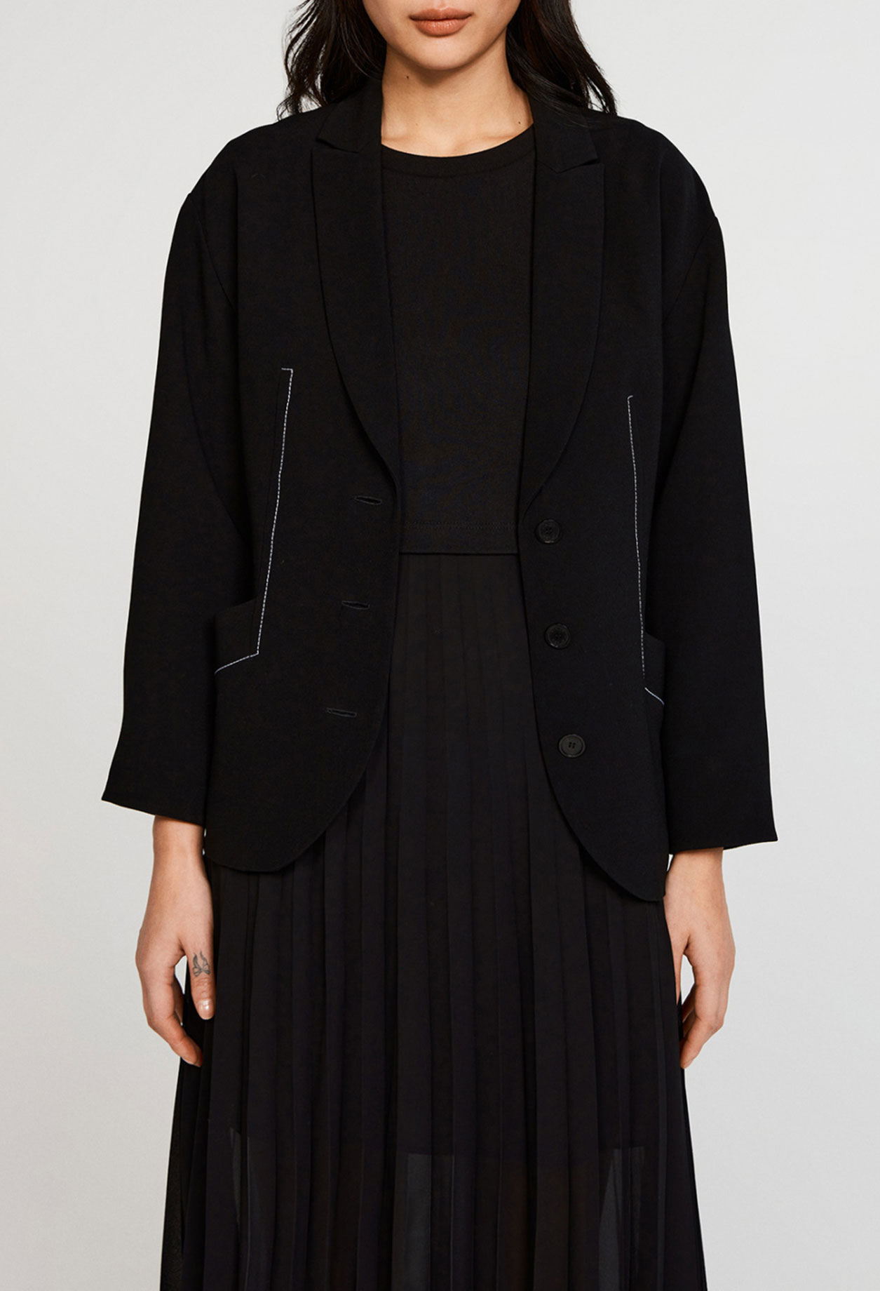 Veste ceinturee