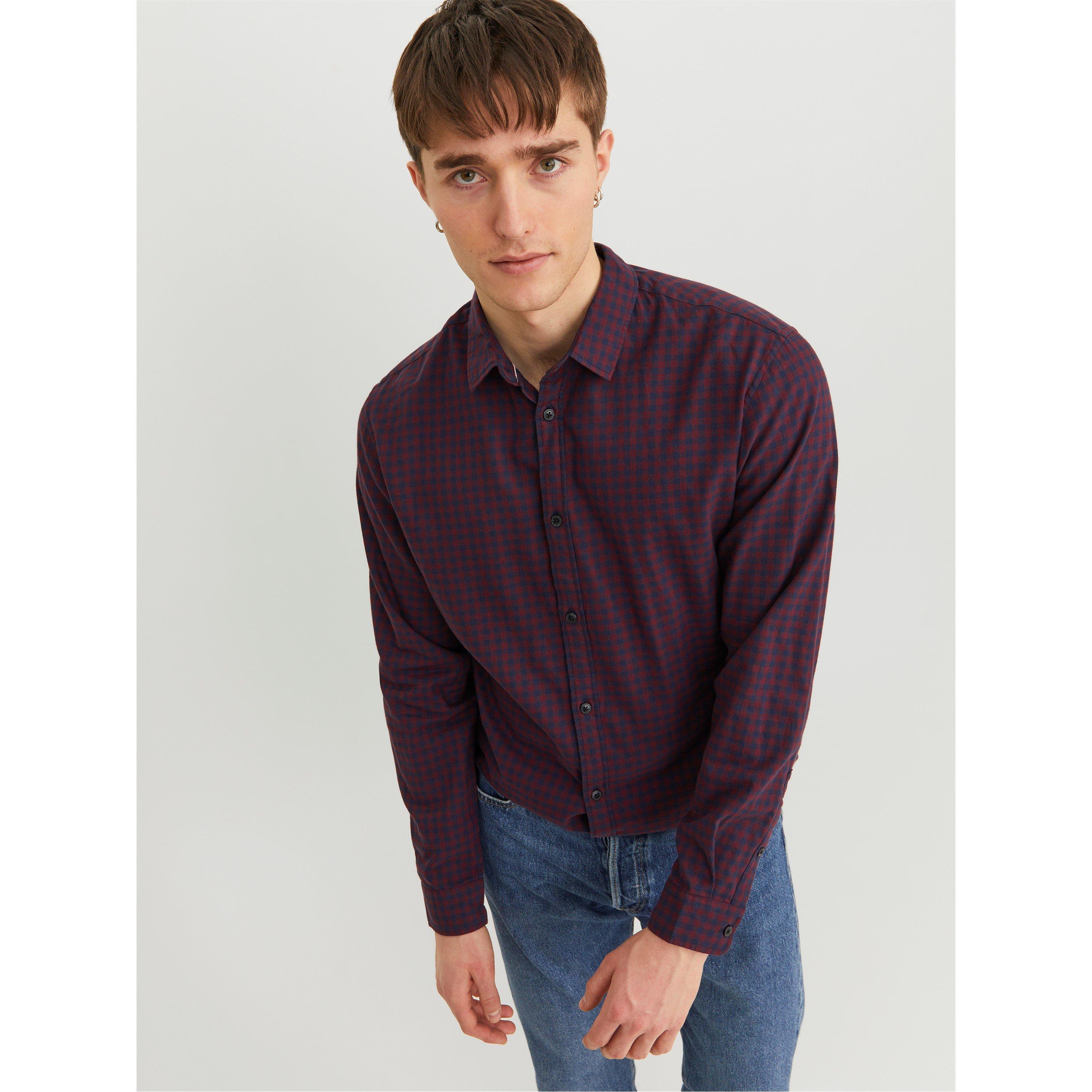 Jack and Jones Gingham Shirt Mens