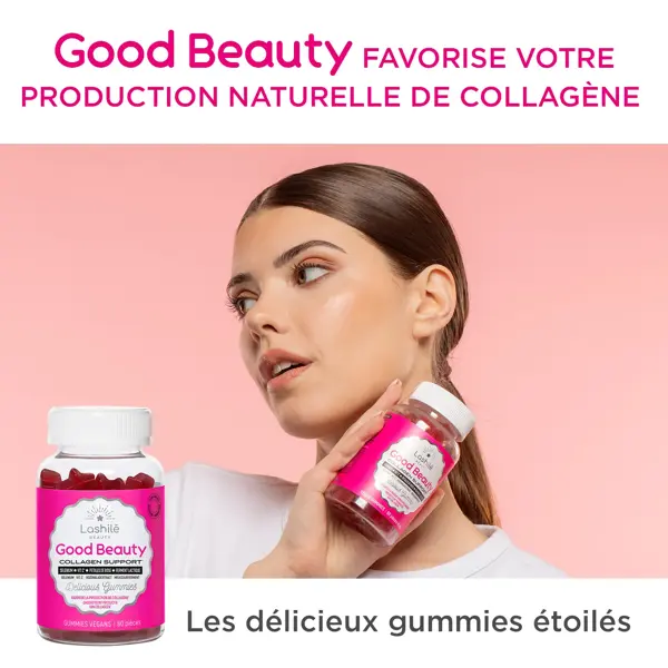 Lashilé Beauty Good Beauty Gomas Fortalecedoras para Cabelo 60