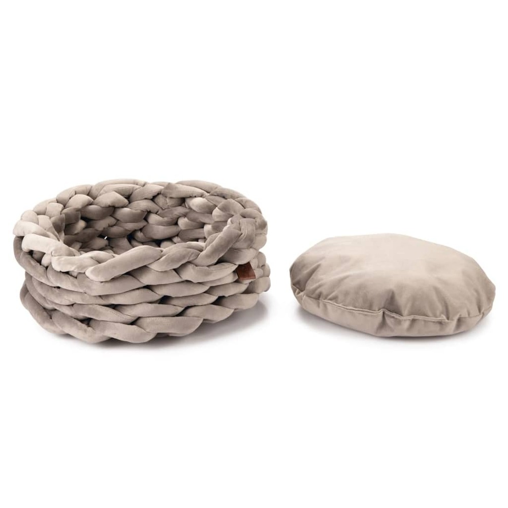 Lit pour chat ziba gris 40x15 cm