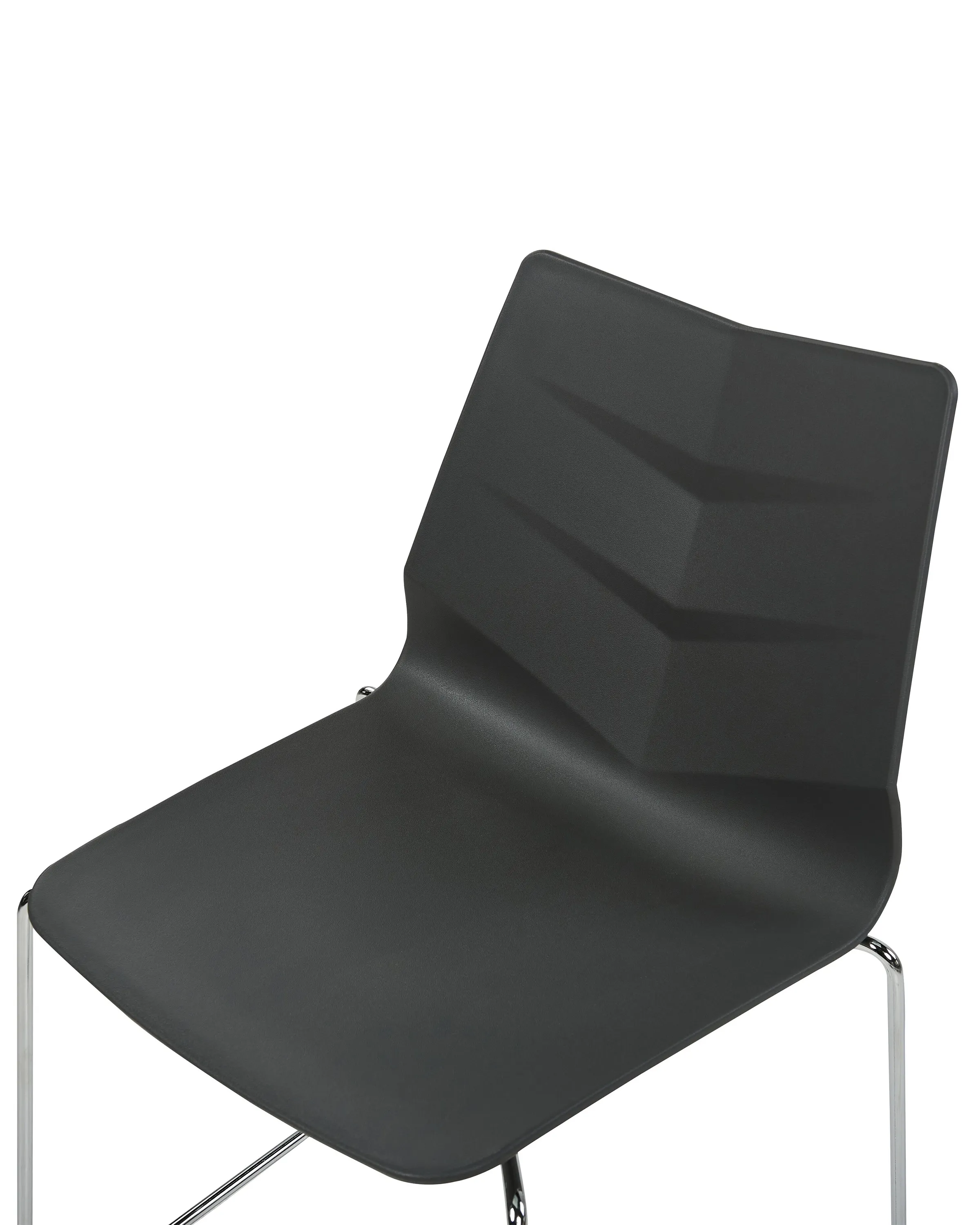 Set van 4 eetkamerstoelen HARTLEY Donkergrijs