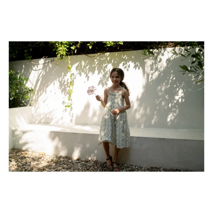Lali Robe Ballet à Bretelles Fleurie | Ecru
