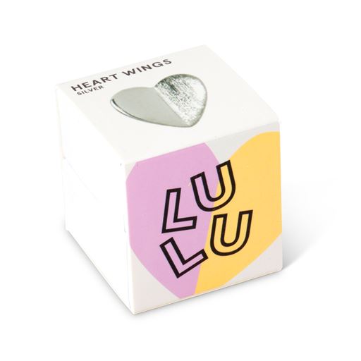 LULU Copenhagen Heart Wing Ørering, Sølv