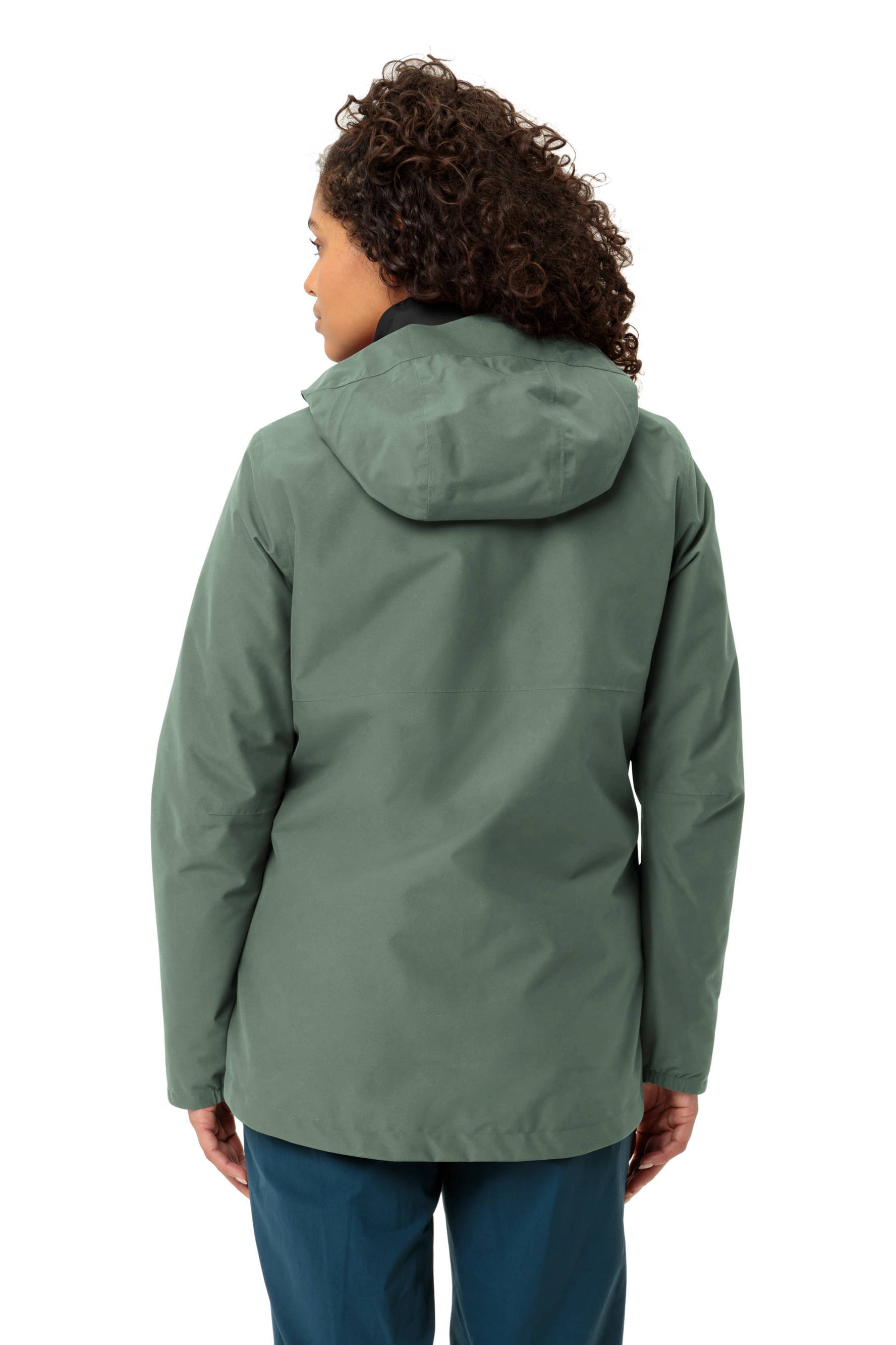VAUDE outdoor 3-in-1 jas Mineo groen/zwart