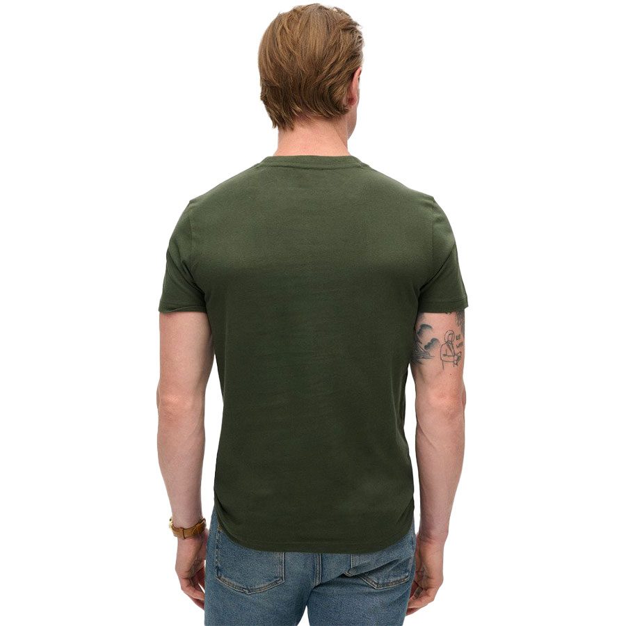 Superdry Essential Logo EMB T-Shirt Herren duffel bag green