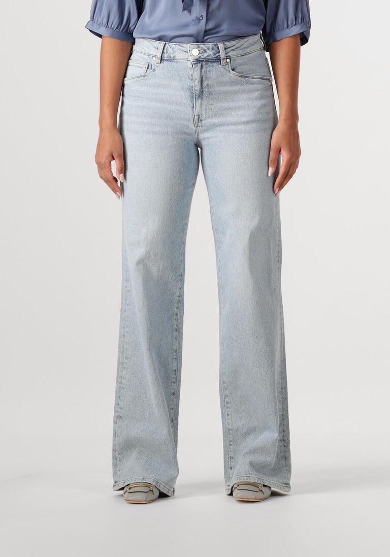 lichtblauwe dante6 wide jeans bella wide leg jeans