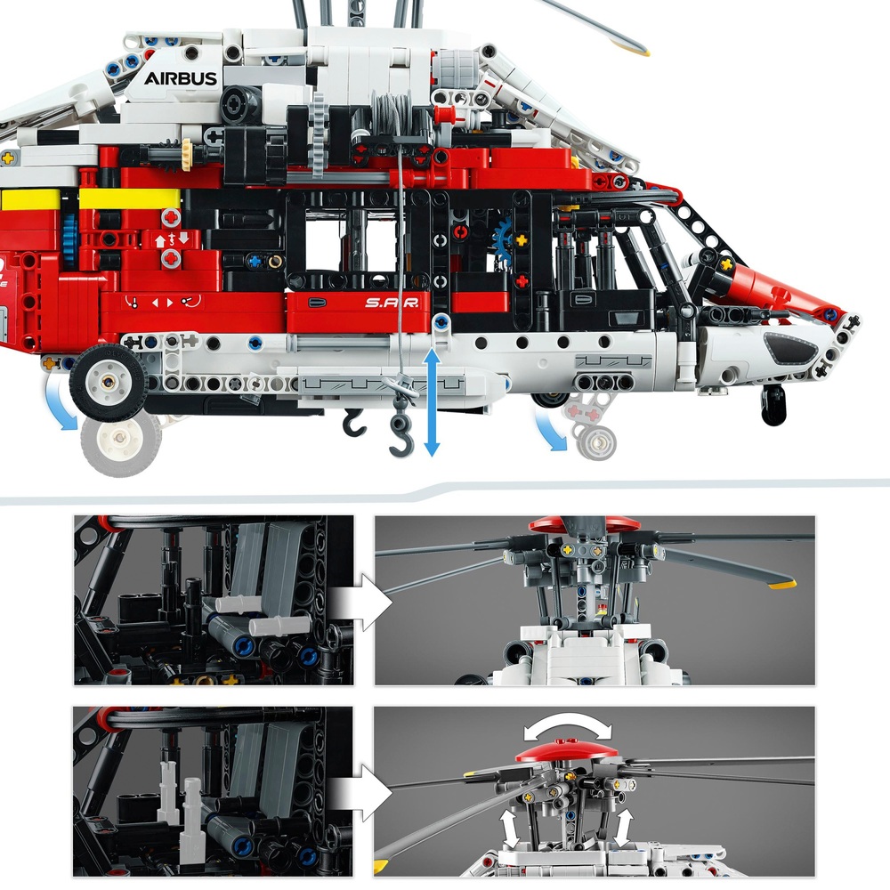 LEGO Technic 42145 Airbus H175 Rettungshubschrauber Spielzeugmodell