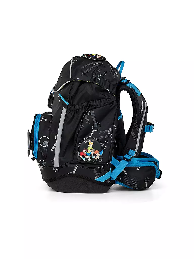 ERGOBAG Schultasche Set 6tlg Pack Drei Fragezeichen schwarz