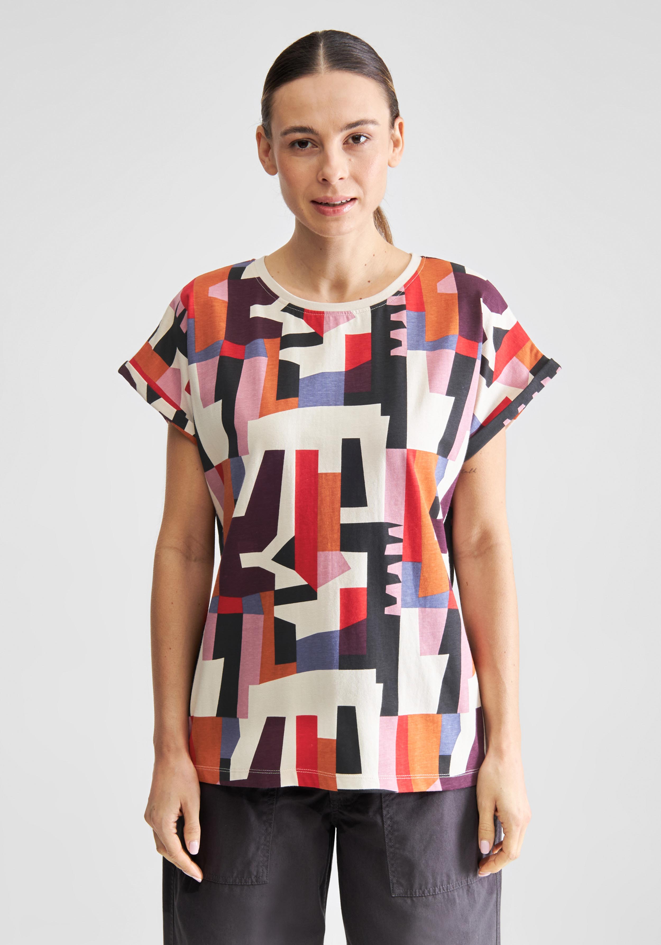 Dedicated T-Shirt Visby Abstract Chaos Multicolor
