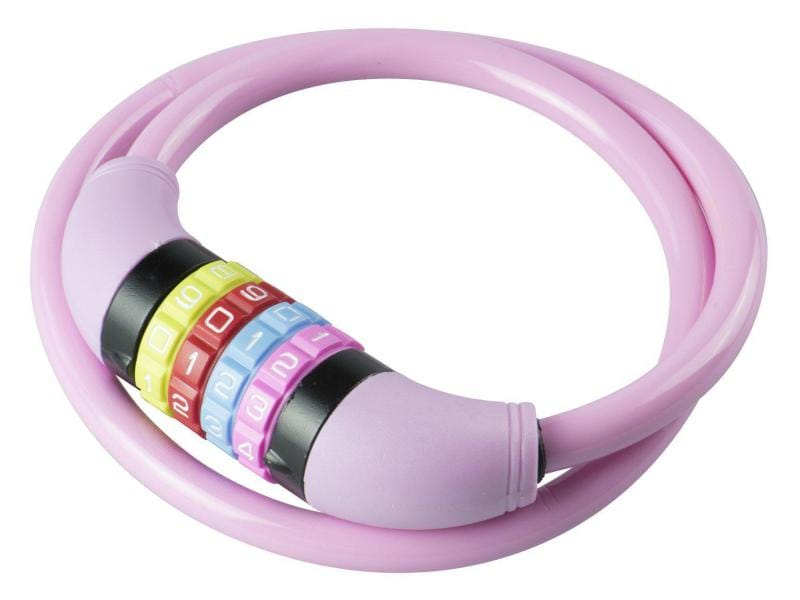 Burgwächter Veloschloss 210 C 65 Girls 65 cm, Pink Fahrradschloss