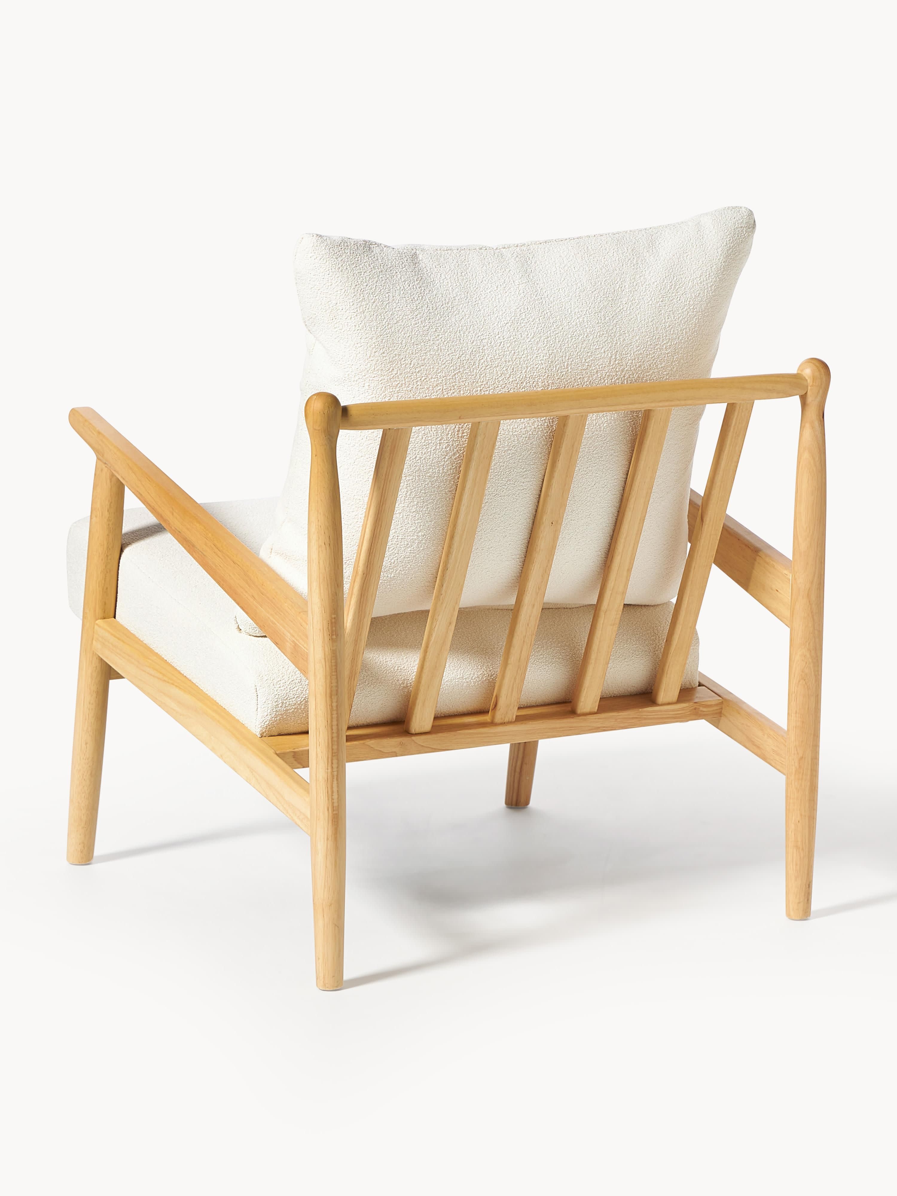 Bouclé loungefauteuil Mikkel