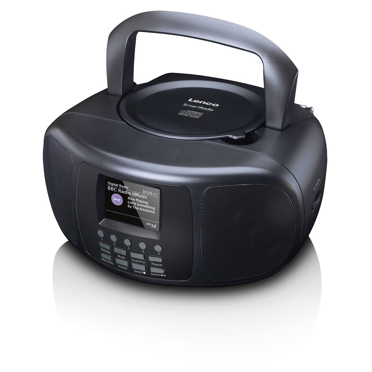 LENCO SCD-6000 Boombox-Internetradio mit DAB+/FM-Radio und BT