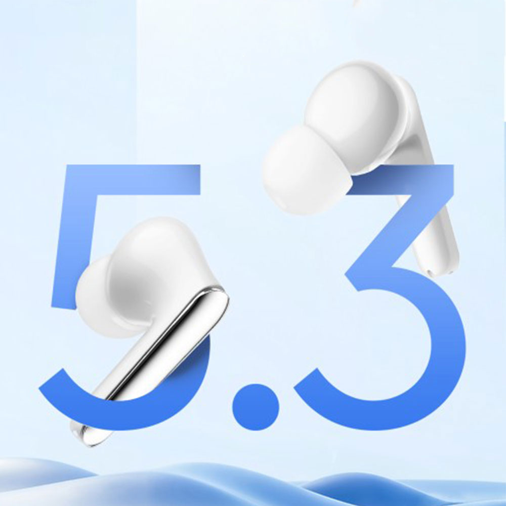 TWS NC Bluetooth 5.3 In-Ear Kopfhörer Headset   Lade Case (350mAh) - Weiss