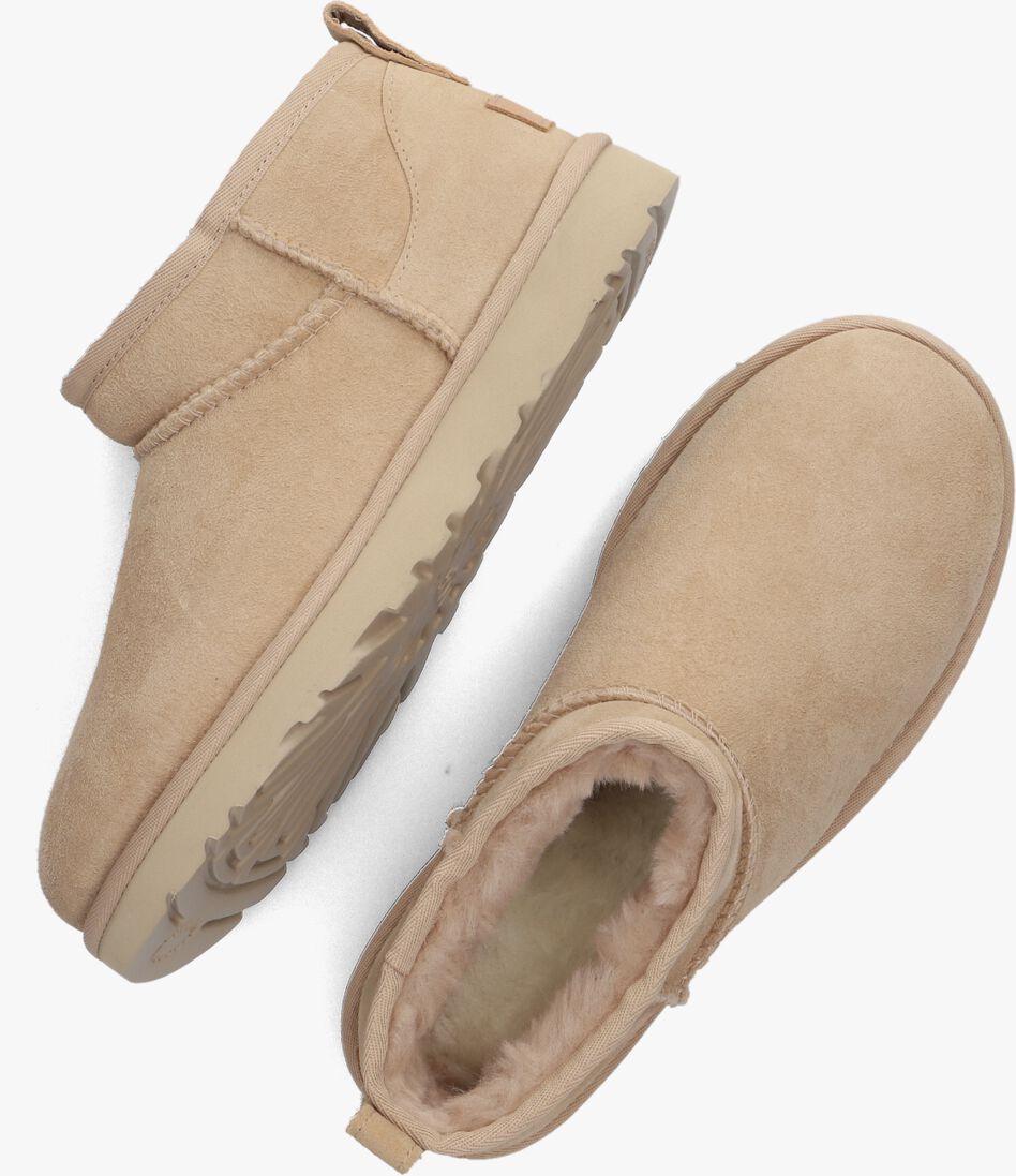 UGG beige ugg vachtlaarzen w classic ultra mini