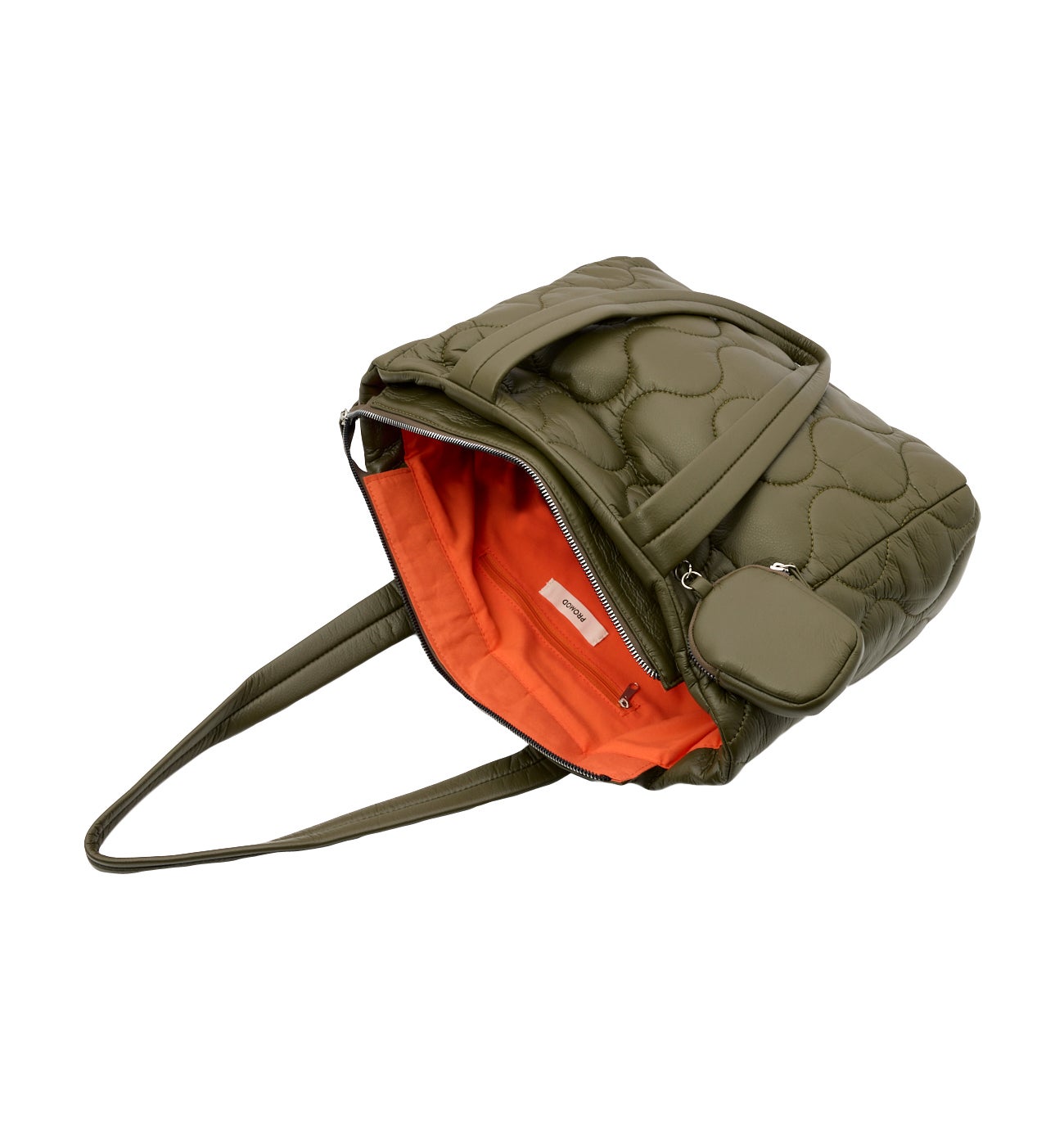 Sac matelassé en simili Femme - Kaki