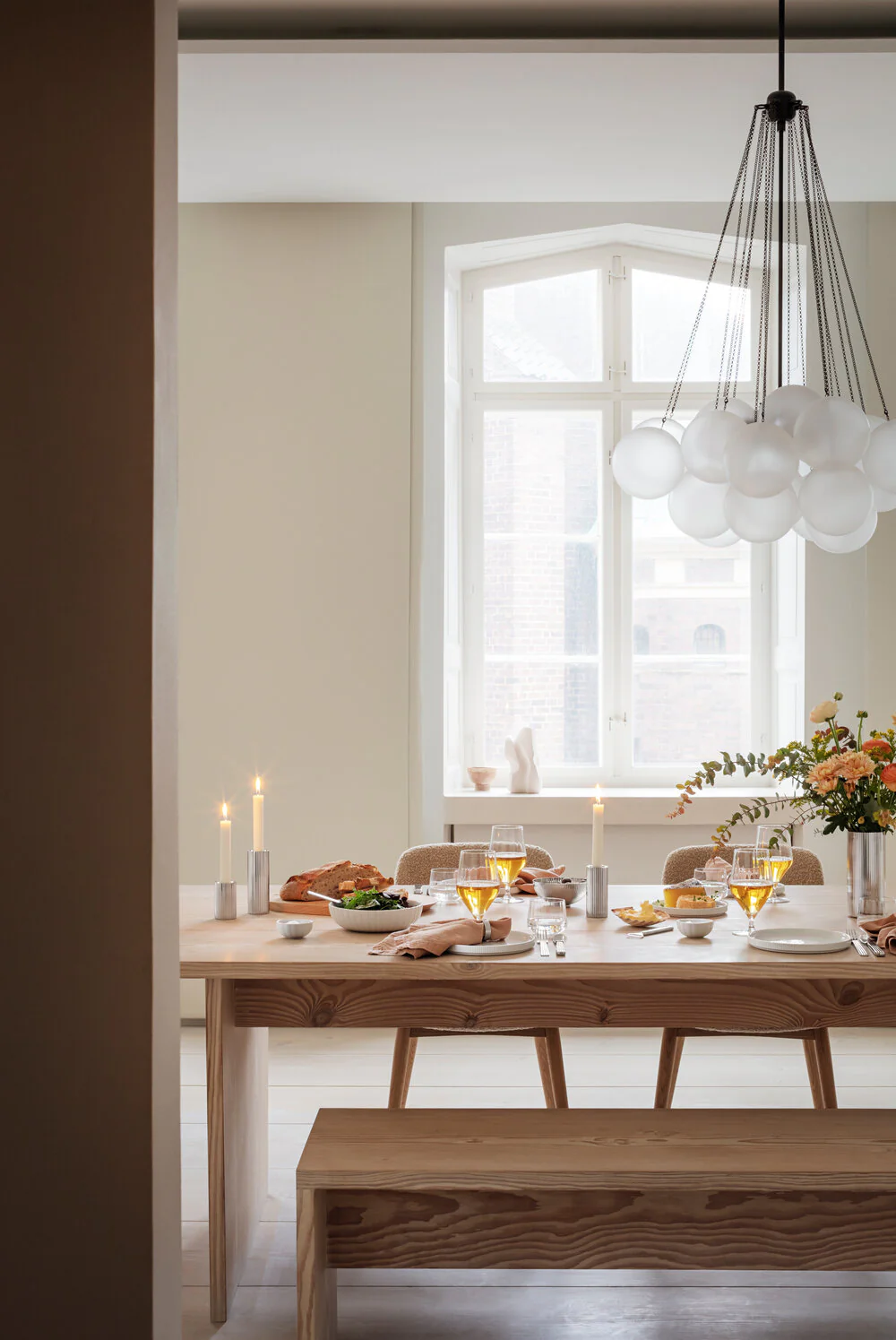 Georg Jensen  Bernadotte ølglas, 45 cl. - 6 stk.