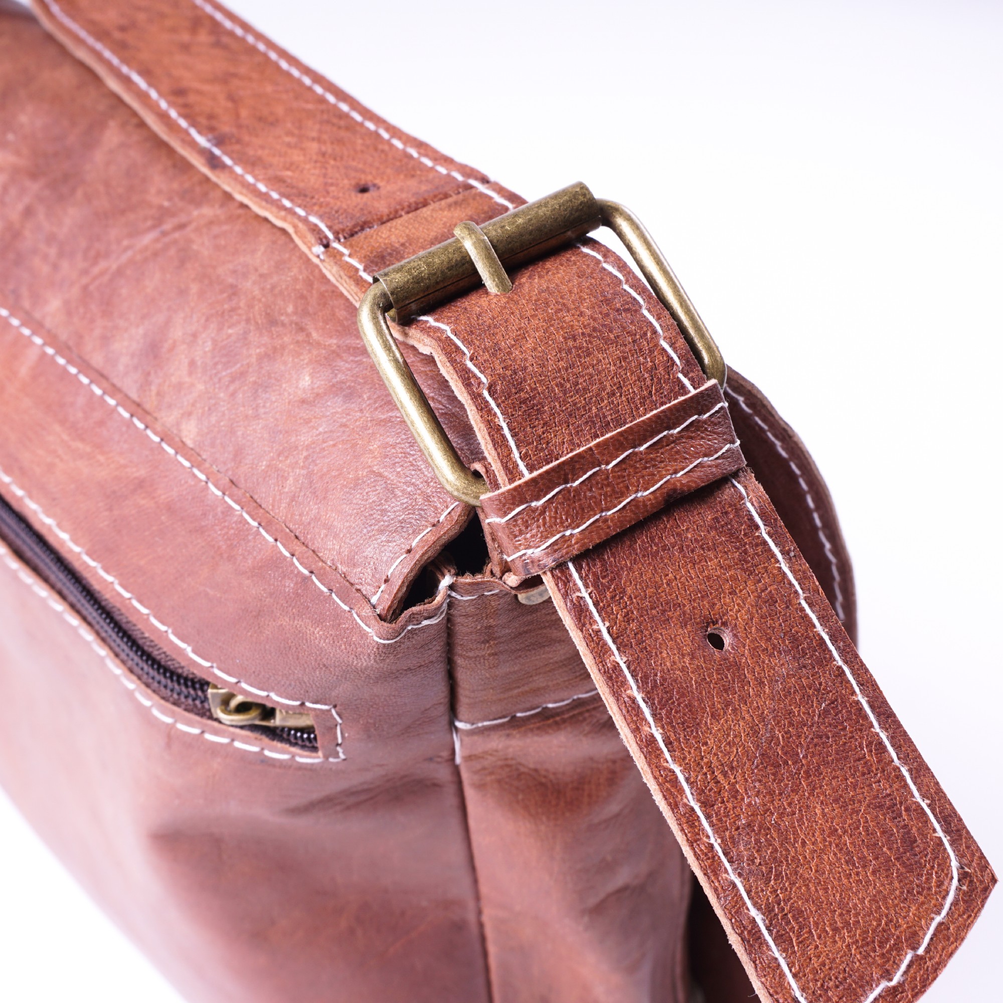 Messengertasche, braun, B 38 cm, H 29 cm günstig bestellen