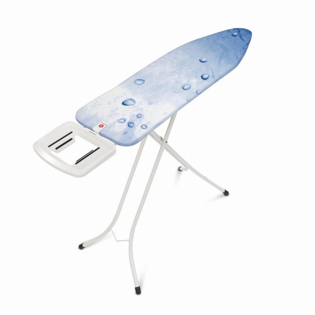 Brabantia Strijkplank B met strijkijzerhouder - 124 x 38 cm - Ice Water