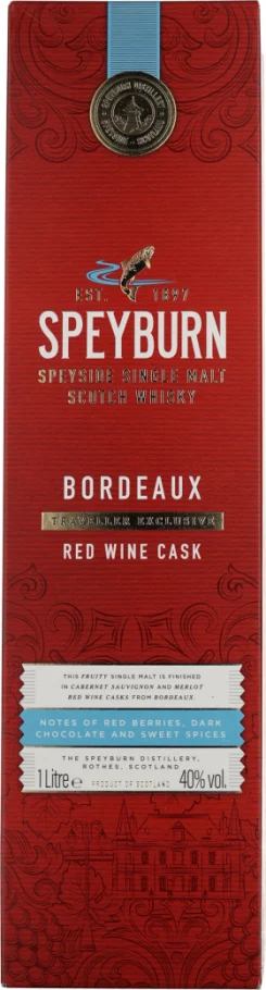 SPEYBURN BORDEAUX RED WINE CASK 1LTR