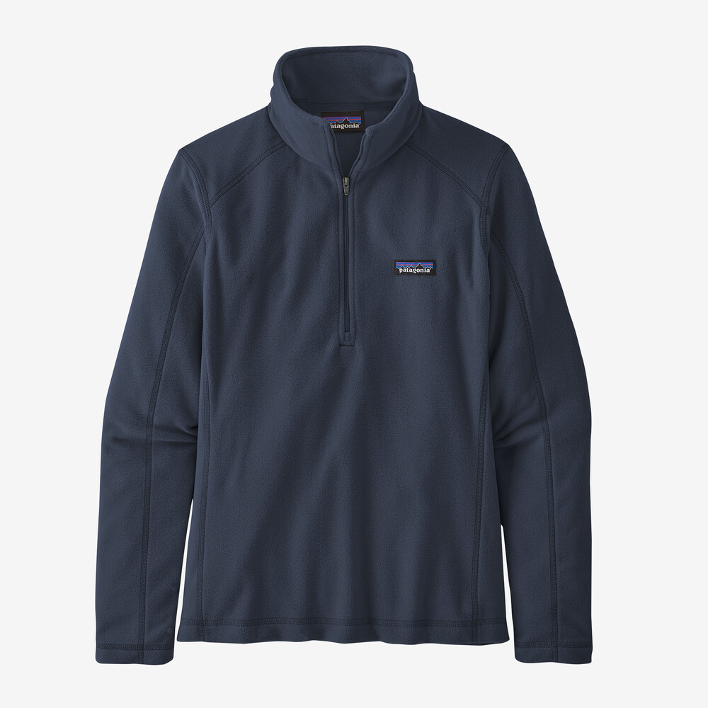 Damen-Fleecejacke mit Micro-D-D-Design und 1/4-Reißverschluss