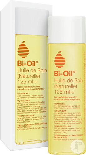Bi-Oil Huile De Soin Naturelle Cicatrices Et Vergetures Flacon 125ml