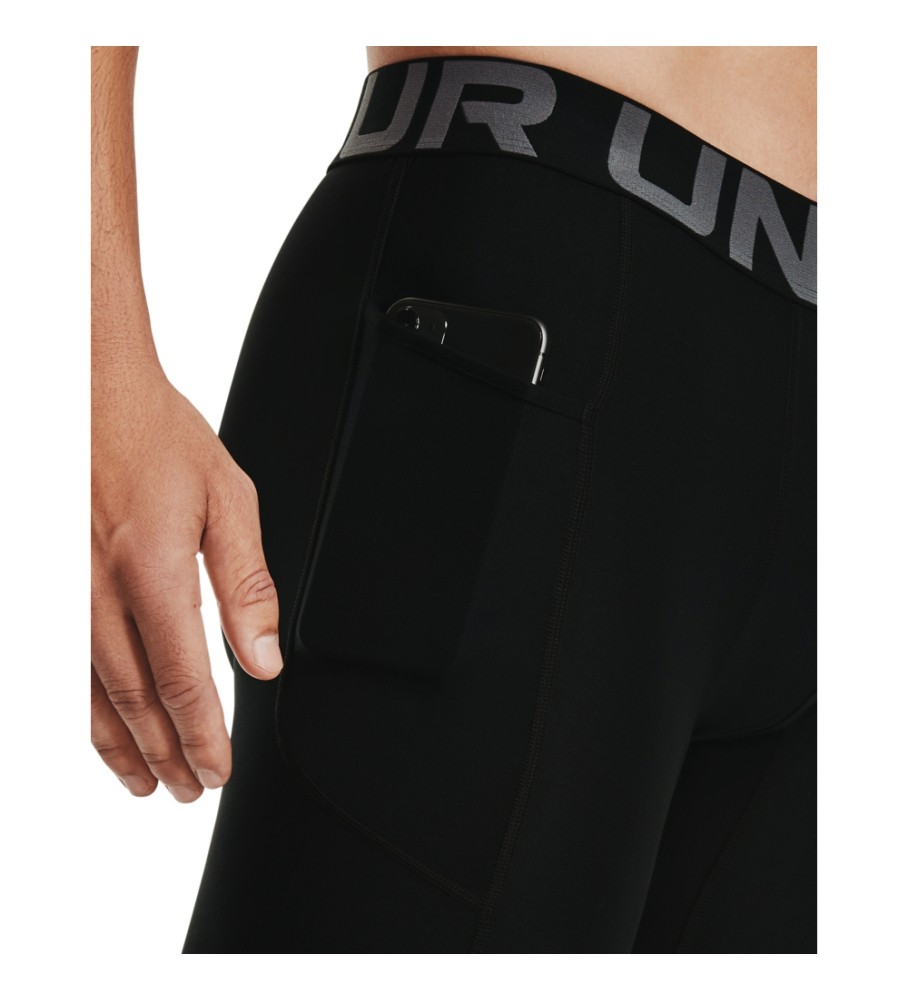 Calções de compressão Under Armour HeatGear Armour, pretos