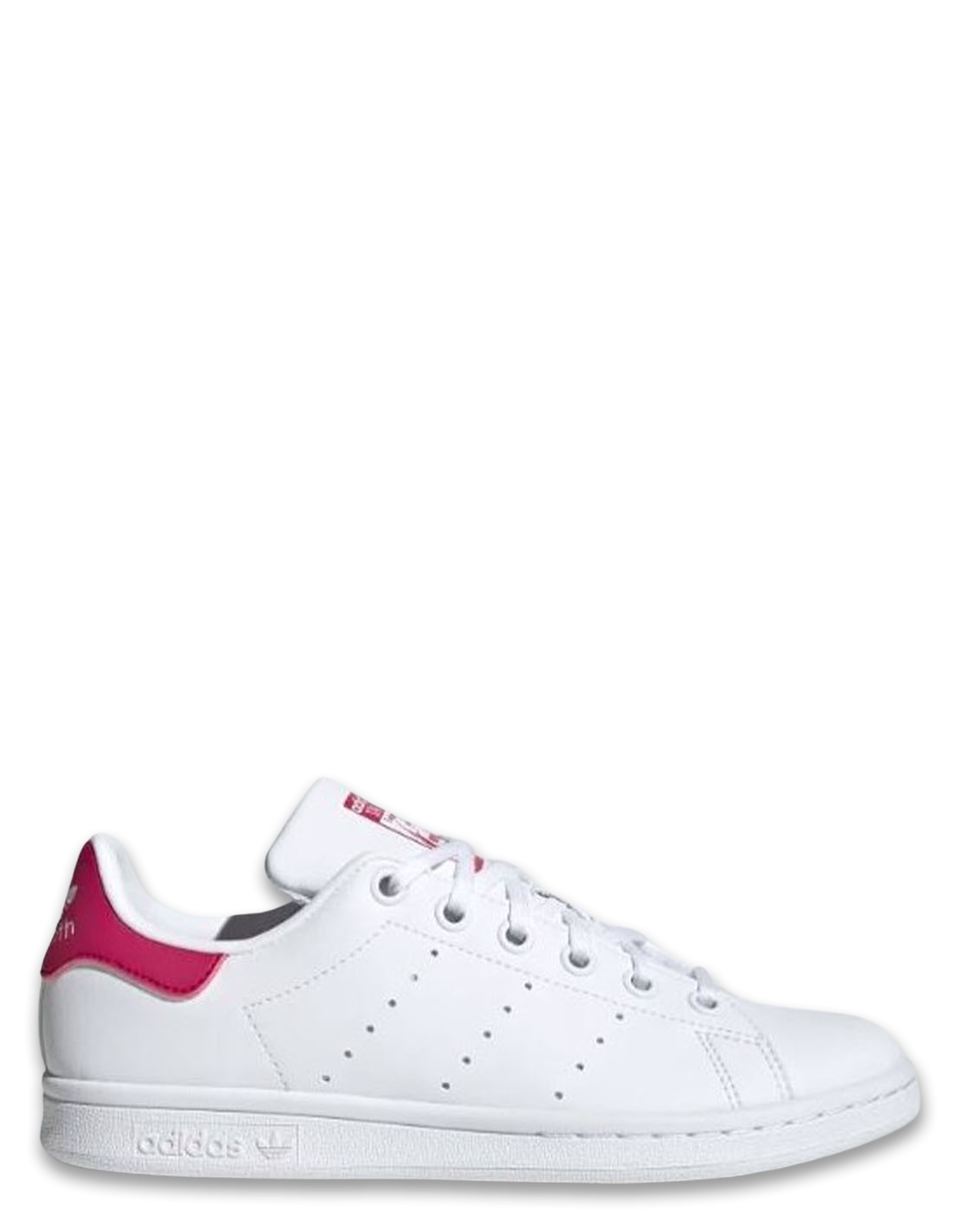 adidas Sneakers Femme Stan Smith J Vegan Blanc Rose