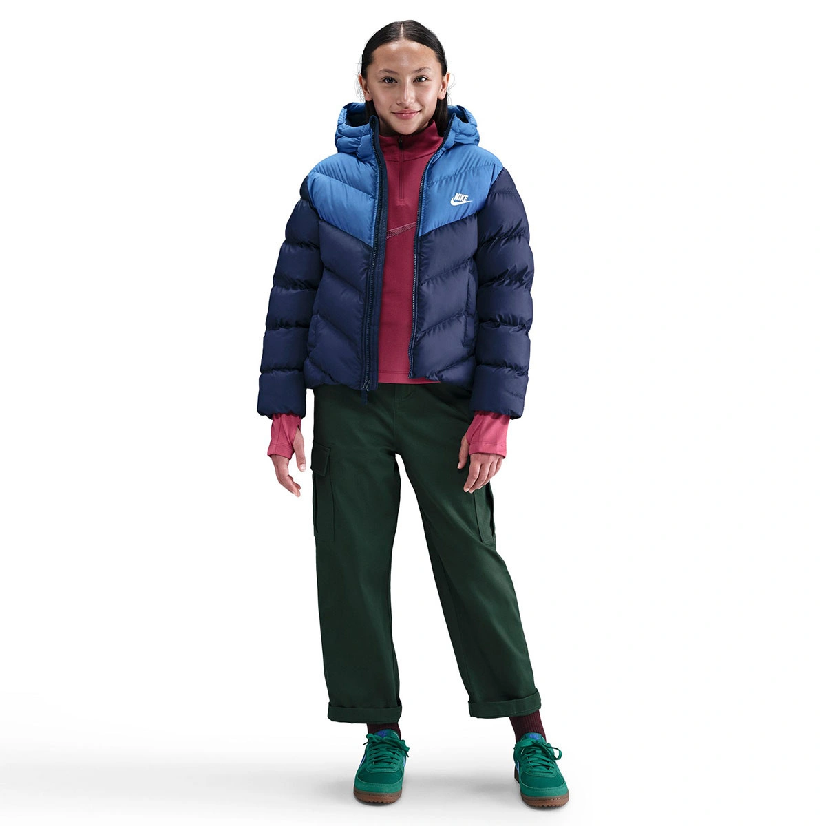 Blusão Nike Sportswear Puffer Colorblock Criança