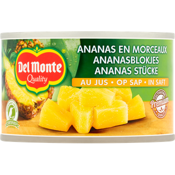 Del Monte Ananasblokjes op Sap 230 g