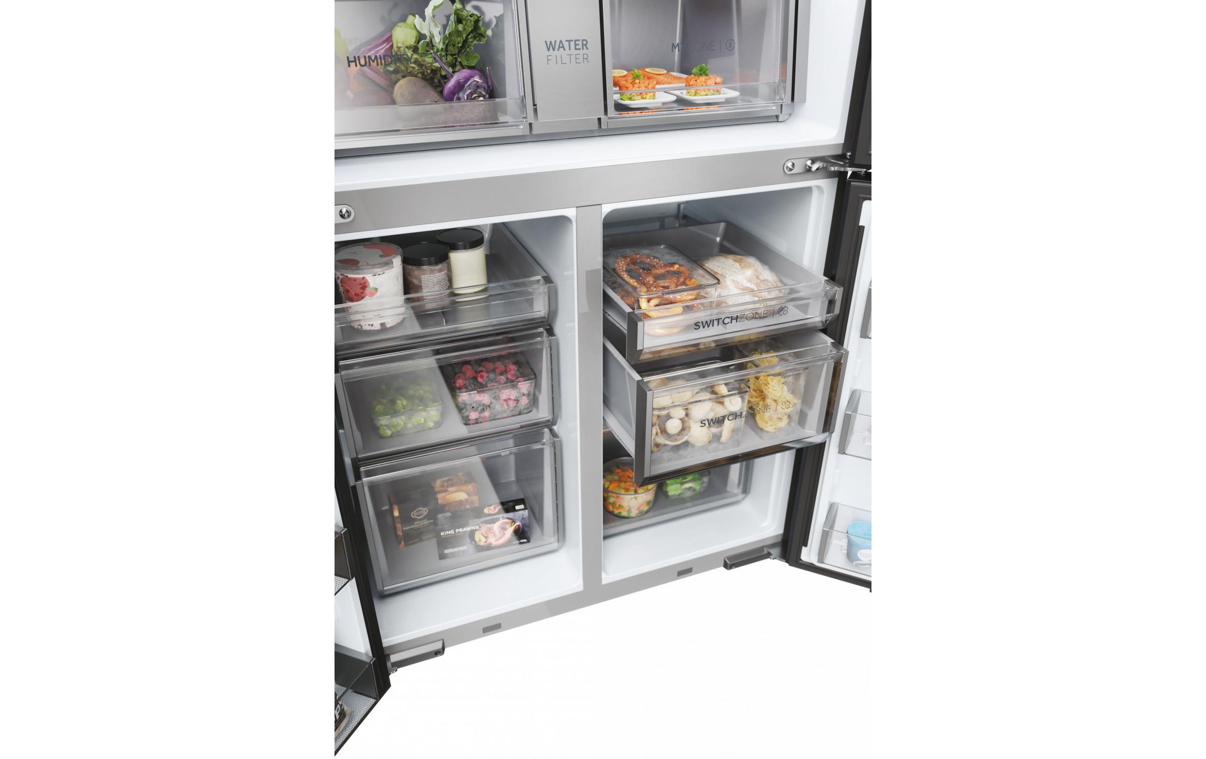 Foodcenter HCR7918EIMB Schwarz<br>Side by Side Kühlgerät