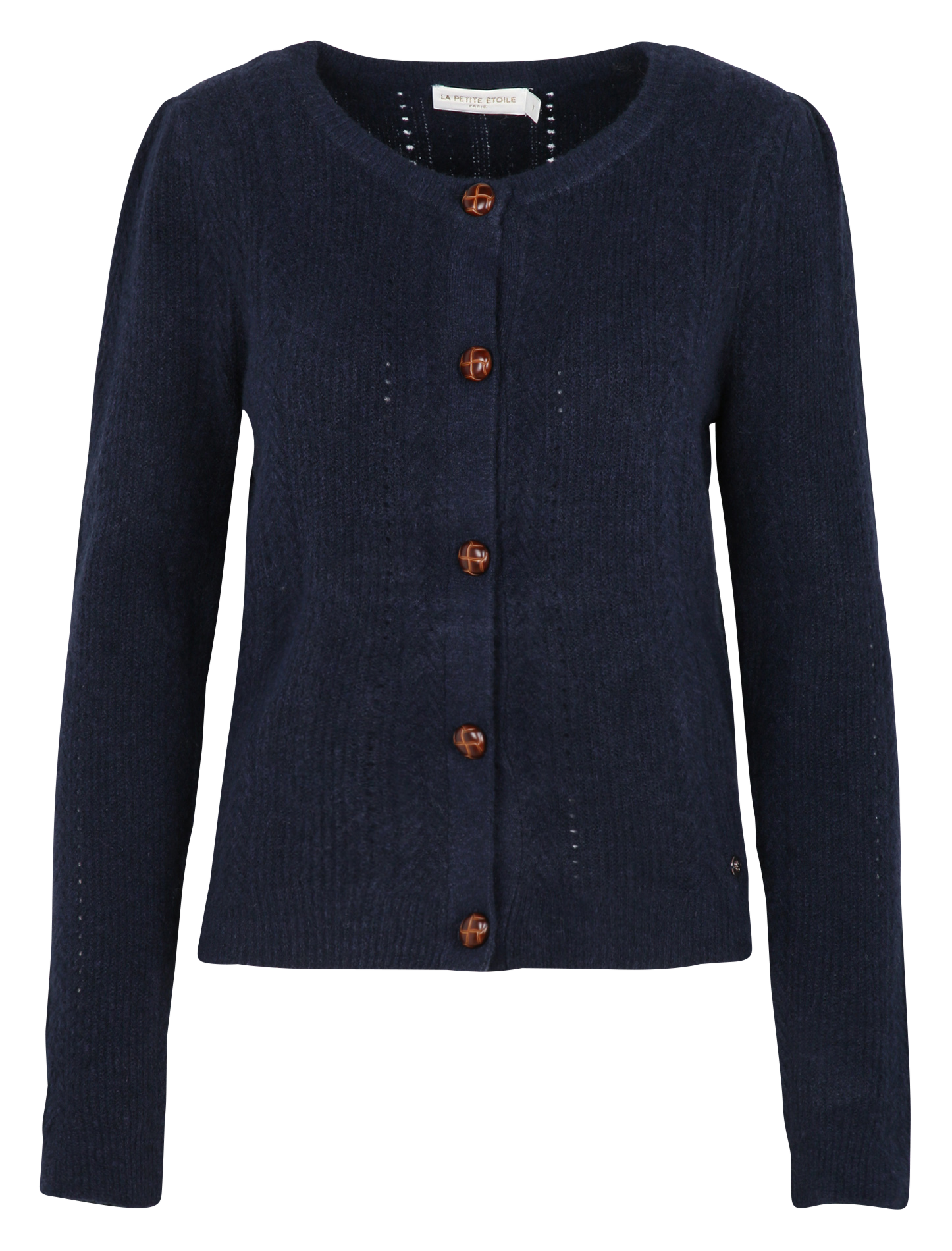 MARINA - Gilet col rond | Bleu