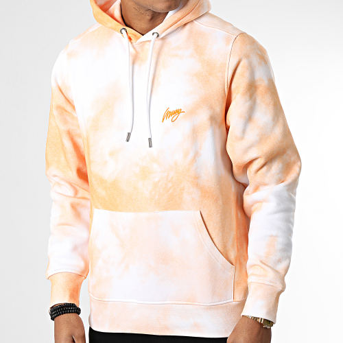 Sweat Capuche Tye Fresh Orange