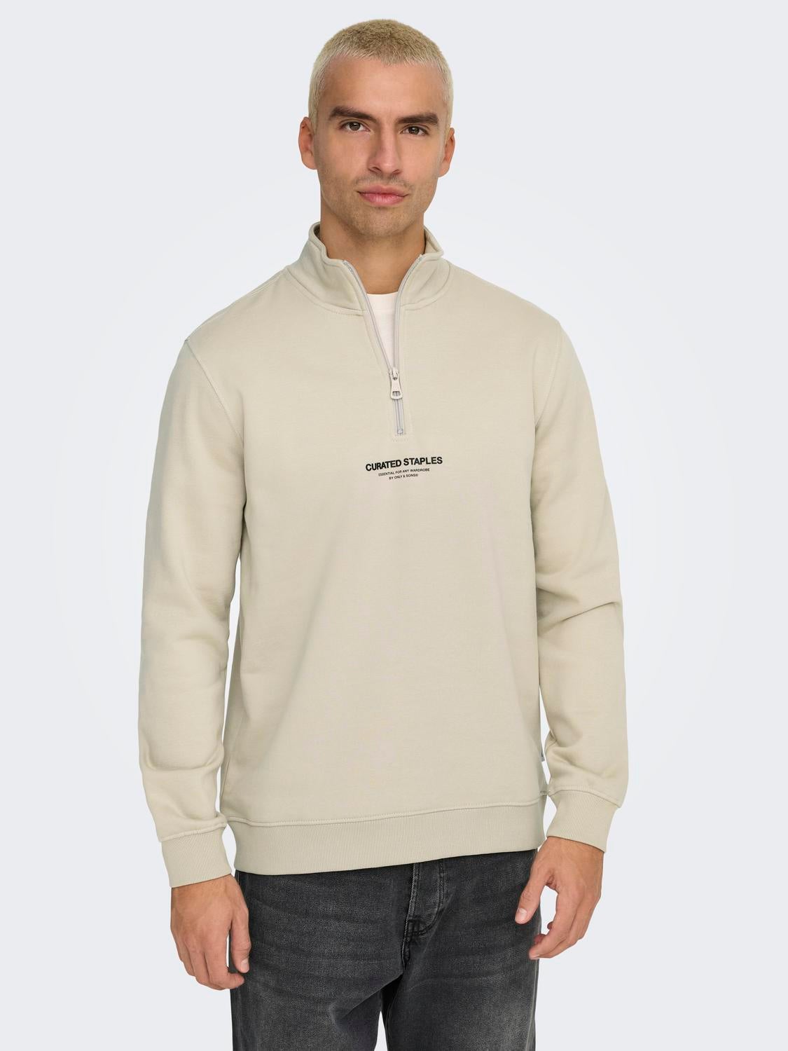 ONSCURATED Sweatshirt Silver Lining