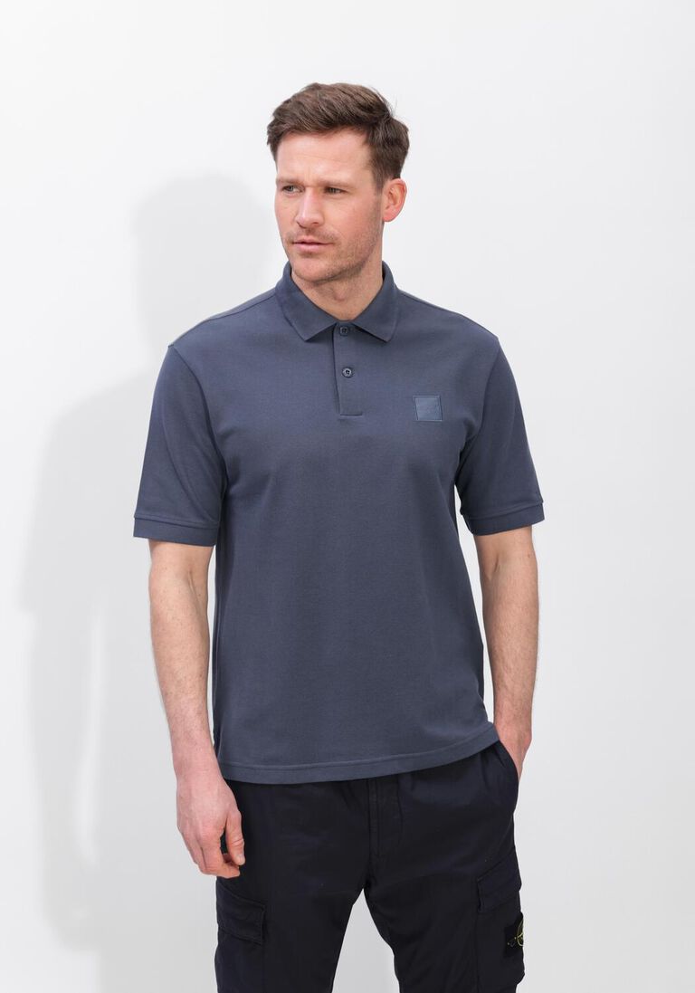 blauwe stone island polo ss polo s0f39