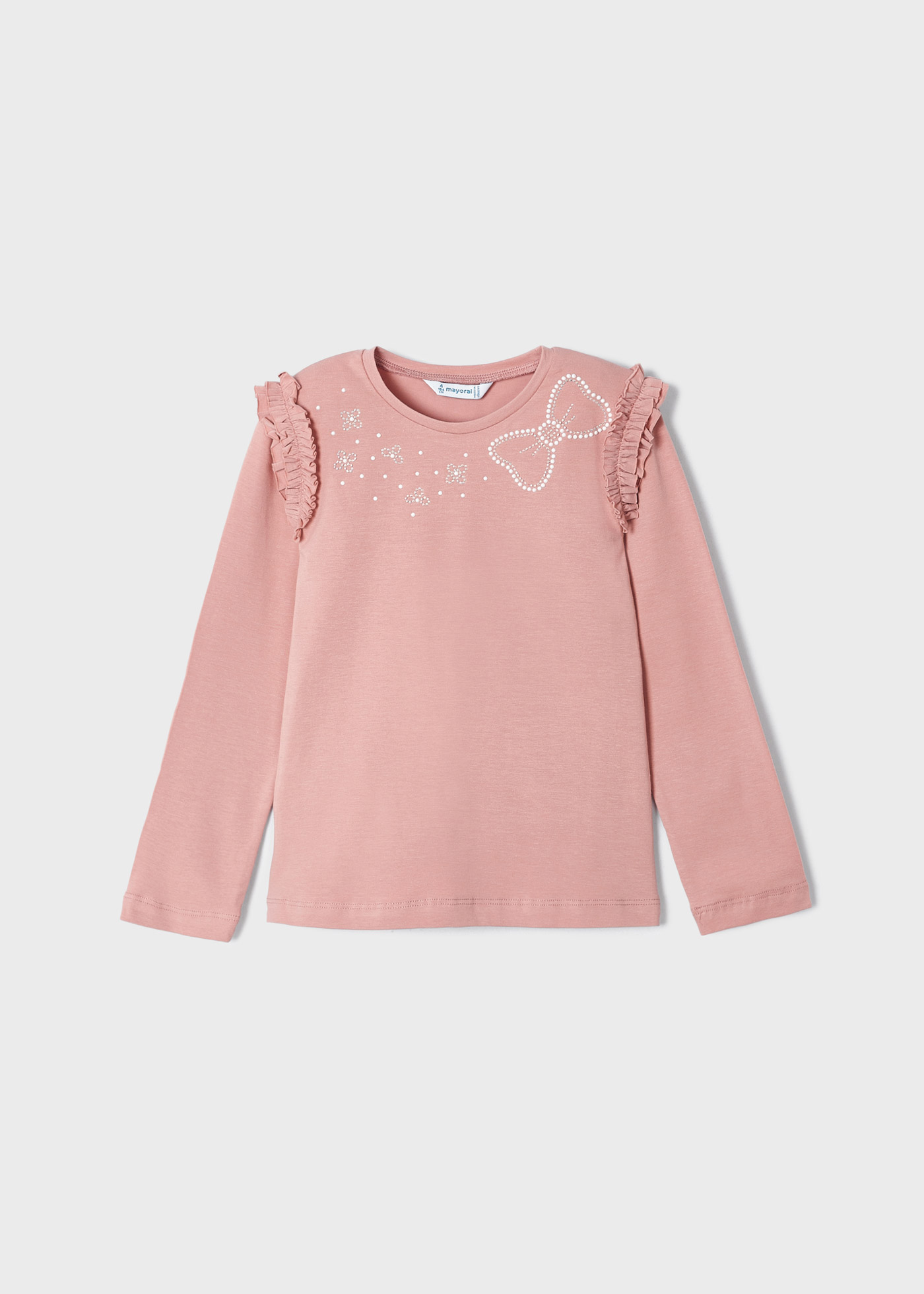 Camiseta Better Cotton com apliques para meninas - menina