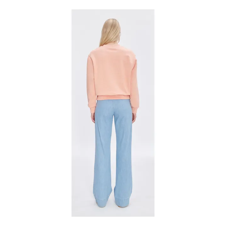 A.P.C. Sweat Elisa Coton Bio | Rose pêche