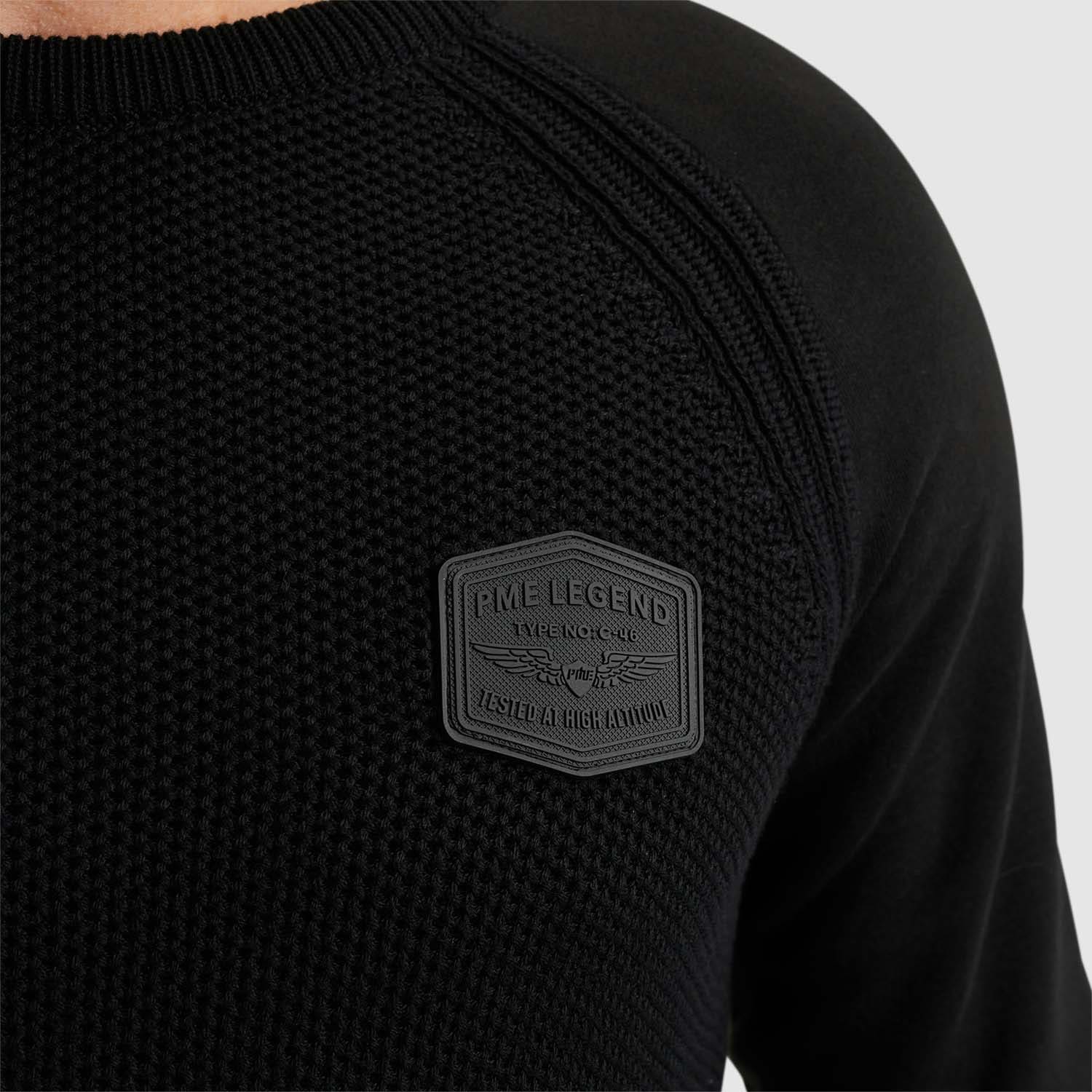 PME Legend  R-neck knit sweat combination