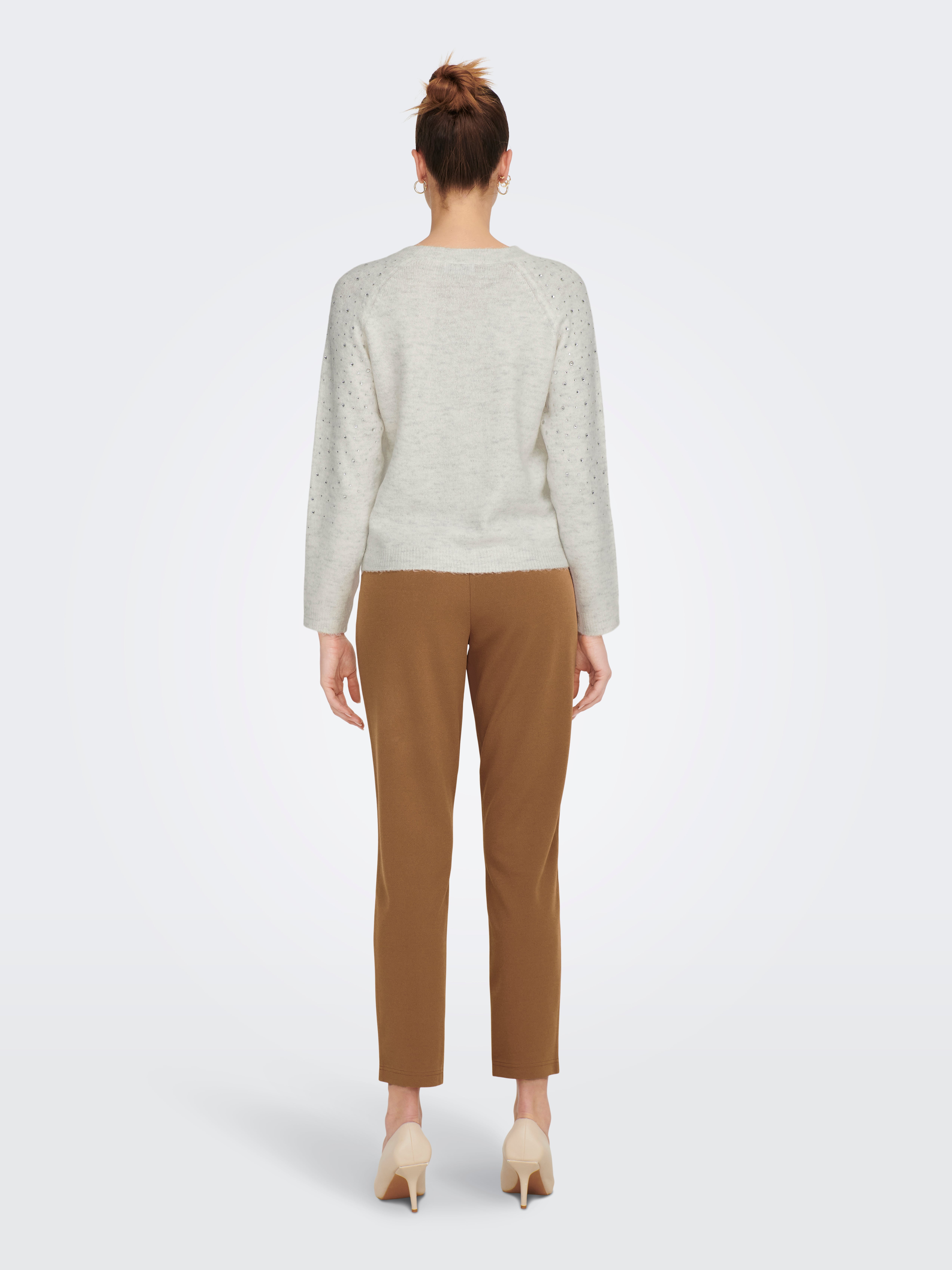 JDYMIRELLA Strickpullover Cloud Dancer