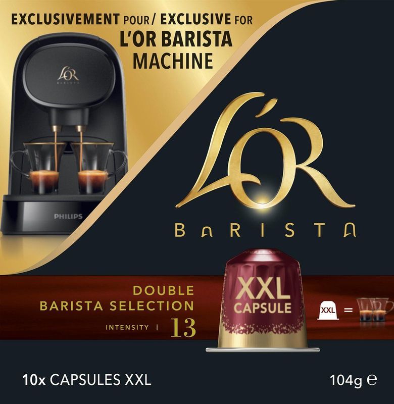 L'OR BARISTA XXL Double Barista Selection Koffiecups - Intensiteit 13/13 - 5 x 10 capsules