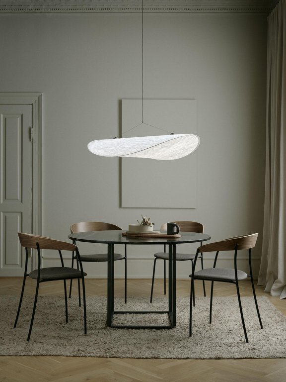 New Works Missing eetkamerstoel met armleuningen naturel eiken