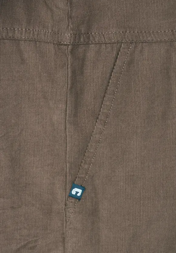Babycord Kleid - sporty taupe