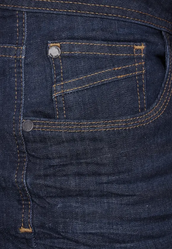 Slim Fit rinsed Jeans - dark blue rinsed wash