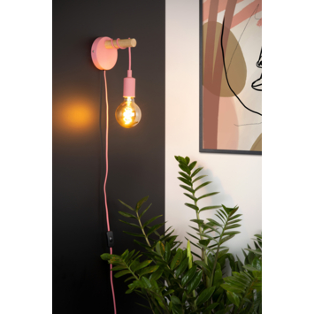 Lucide Paulien Wandlamp Kinderkamer roze