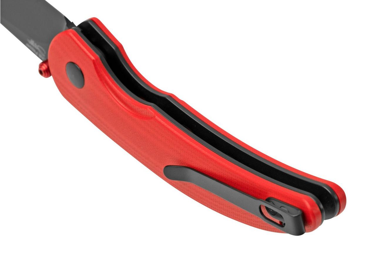 Kizer Vanguard Chili Pepper V3601C1 Red G10 zakmes, Swaggs design