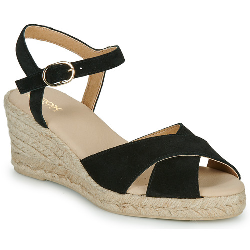 Geox - D GELSA LOW - Noir / Beige