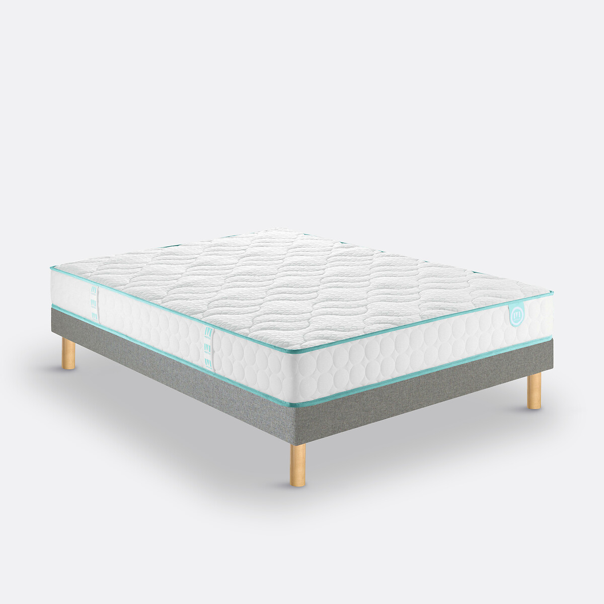 MERINOS<br>Conjunto. colchão de molas ensacadas + estrado, LE TOUT TENDRE