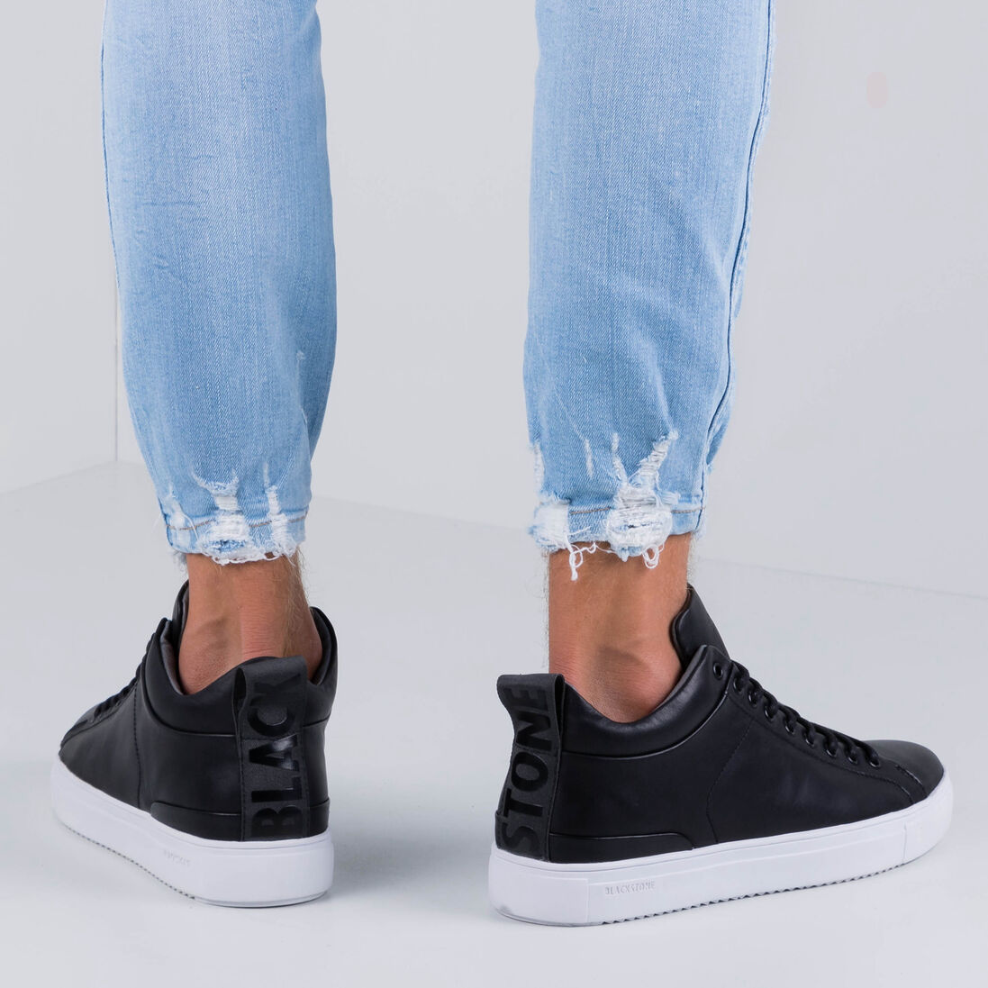 BLACKSTONE zwarte blackstone lage sneakers sg29