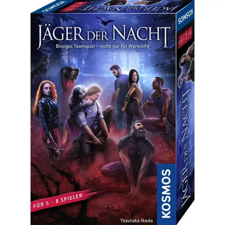 KOSMOS Jäger der Nacht, bissiges Teamspiel nicht nur für Werwölfe