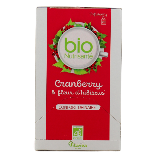 Nutrisanté Infusion Cranberry & Fleur d'Hibiscus Bio