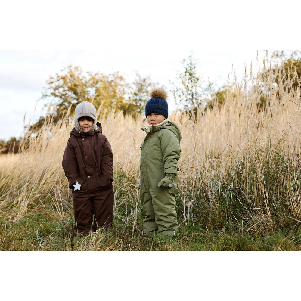 Køb Mini A ture Aloe Green Matwanni Fleece Lined Snowsuit. GRS